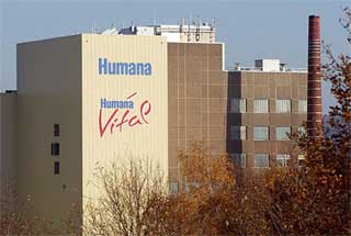 Herford factory of German company Humana Milk Union