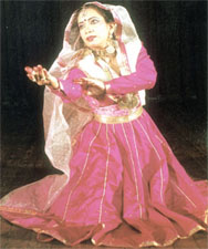 Rekha Mehra strikes a pose.