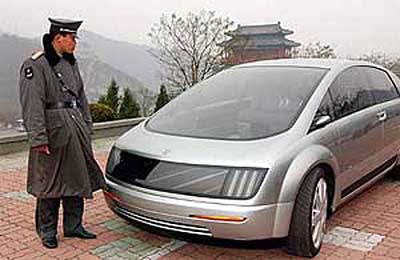 A patrol guard, stationed along the Great Wall in Beijing