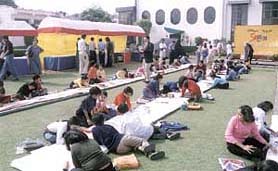 Kids engaged in a battery of activities at the two-day carnival held as part of Children’s Day festivities.