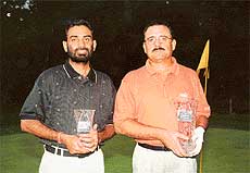 Mr S.K. Sharma (right) and Mr Rupinder Singh