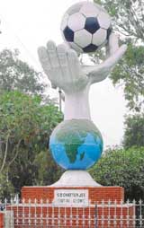 Football chowk in Ambala