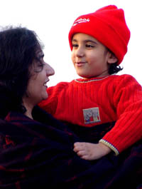 Woollens became the order of the day after the showers on Sunday brought the temperature down considerably