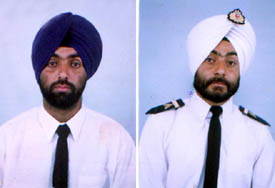 Sukhvir Singh  and Sarbjit Singh, the two youths duped by a Chandigarh-based agency on the pretext of sending them abroad