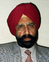 Mr K.S. Bains, Chairman of the Maharaja Ranjit Singh Trust.