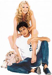 Ritesh Deshmukh and �Baywatch� girl Brande Roderiques in �Out of Control�