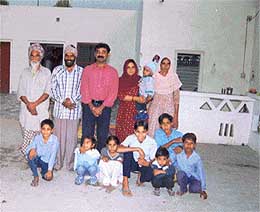 Pak artiste Soharab Khan along with the family of one of his maternal uncles
