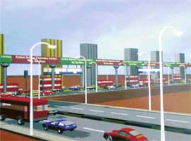 An illustration of the sky bus project