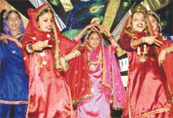 Students of Government Model Senior Secondary School