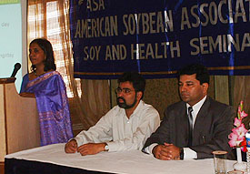 A seminar on soya health organised by the American Soyabean Association 