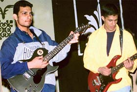 Students participate in the fourth state Youth Festival 2003-04 at the Food Craft Institute, Sector 42, in Chandigarh