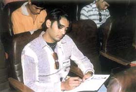 Aspirants at the Mr and Miss Teen India contest