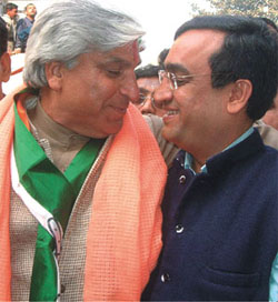  Ramakant Goswami  (Patel Nagar) with� Ajay Maken (Rajouri Garden)