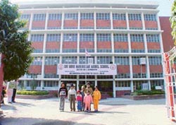 A view of Sri Guru Harkrishan Model School, Sector 38, Chandigarh.