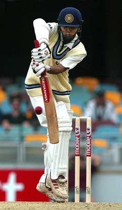 Parthiv Patel bats during the first innings of the first Test between India and Australia 