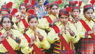 The band of Government Model Senior Secondary Schoo