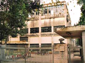 The locked building in Industrial Area, Mohali, which housed Punwire