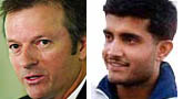 Steve Waugh and Sourav Ganguly
