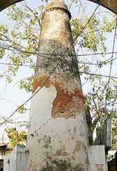 Kos Minar, which shows Sher Shah Suri Marg in Ambala city.