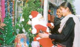 Christmas preparations are on in Ludhiana