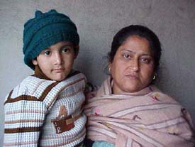 Ms Balwinder Kaur, a widow, along with one of her daughters