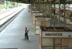 Attari railway station being spruced up for the likely resumption of the Samjhauta Express between Attari and Lahore