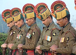 The Army jawans pay tributes to martyrs of the 1971 India-Pakistan war