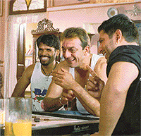 Sanjay Dutt in �Munnabhai M.B.B.S.�