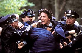 Actor Sean Penn is shown in a scene from the drama film, Mystic River, directed by Clint Eastwood, in this undated publicity photograph