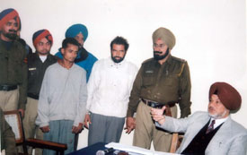 The two accused � Varinder Kumar and Buta � who were produced before mediapersons