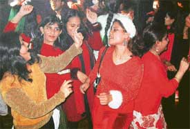 Youngsters revel at the early Christmas celebrations organised by NIFD