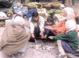 Nothing like a huddle around a bonfire 