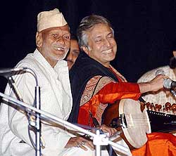 Ustad Bismillah Khan and Ustad Amzad Ali Khan