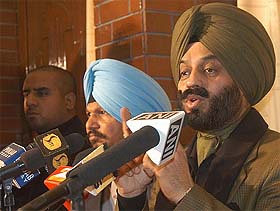 Chairman of All- India Anti- Terrorist Front Maninderjit Singh Bitta