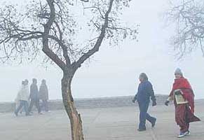 A DAY OF FOG AND FIRE