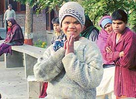 An inmate of the Missionaries of Charity is thankful to God for what He gave him in the year that comes to a close