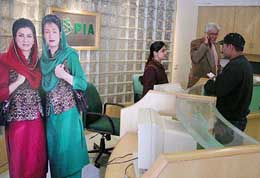 The New Delhi office of the Pakistan International Airlines ( PIA) hums with activity with the booking office becoming operational from Monday.