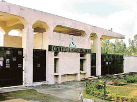 The closed JCT electronics unit at the Industrial Area in Phase VIII