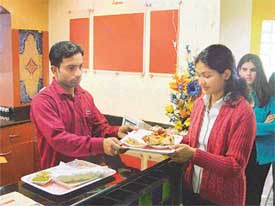 Newly opened food court in the Fun Republic in Mani Majra, Chandigarh