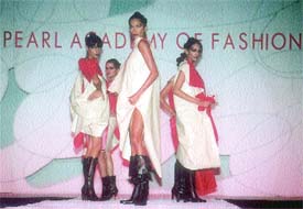 A fashion show was held by Pearl Academy of Fashion
