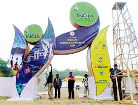 Preparations in full swing for the Indian Science Congress to be held on the Panjab University campus from January 3. 