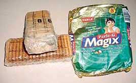 The packet of biscuits which had insects in it. 