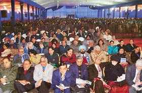 Delegates at the 91st annual session of the Indian Science Congress, which opened on the Panjab University campus in Chandigarh