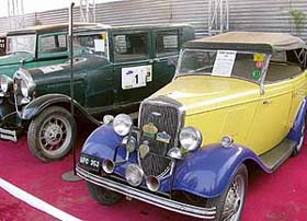 The Vintage Ford cars, on display at the two-day Great Ford Drive, attracted a number of customers