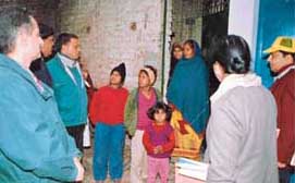 Health officials carry out house-to-house campaign in Chandigarh on Monday