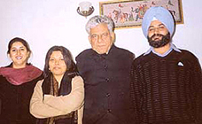 Actor Om Puri at a dental clinic in Chandigarh on Tuesday