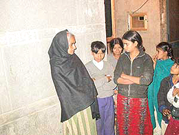 The house where the 55-year-old  woman and her son were allegedly disrobed and kept in confinement in a Janta Colony house in Sector 25, Chandigarh, on Tuesday.