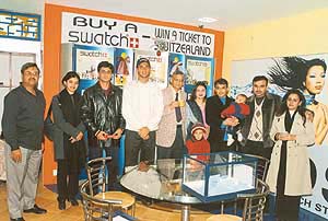 The lucky draw was organised at Ethos, Sector 8, as part of Ethos- Swatch Festival, at Chandigarh