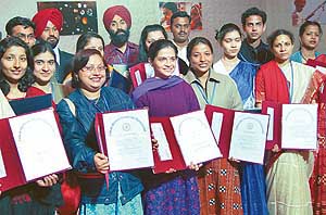 Some of the recipients of the Young Scientist Award of the Indian Science Congress