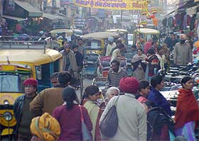 Traffic congestion in Ludhiana due to encroachments